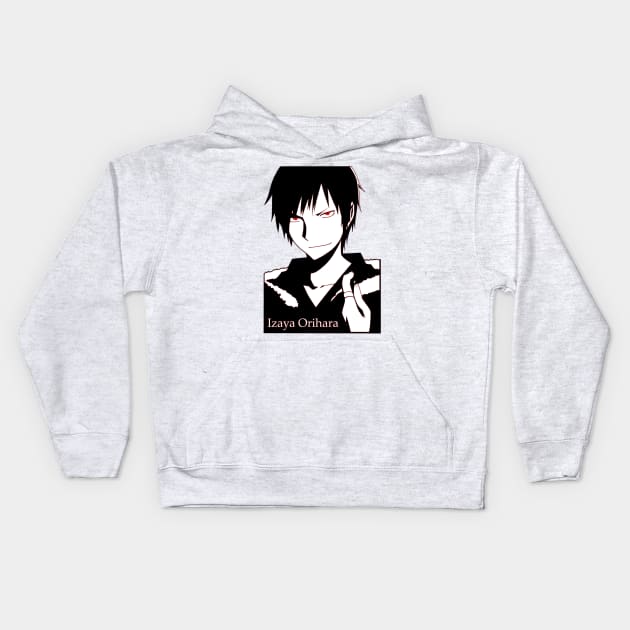 Izaya Orihara Durarara Kids Hoodie by OtakuPapercraft